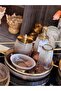 Bellagio Brass and Glass Bathroom Set 5 Pieces - 4