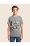 Senior Boys Grey Graphic T-Shirt