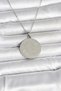316L Steel Silver Color Ayetel Kürsi Written Necklace