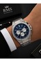 Romanson Premium Men's Wristwatch Steel Cord 5 Atm Water Resistance Chronometer Dial Ag2134.13