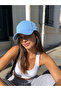 Plain Basic Blue Baseball Cap Unisex Adjustable Cap - 2