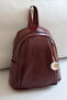 Women's Backpack Soft Leather Look Multi-Compartment School and Daily Bag En28 Size28 - 2