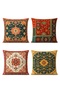 Ethnic Kilim Patterns Patterned 4-Piece Throw Pillow Cover Set - 3