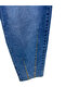 Plus Size Stoned Denim Women's Trousers - 3