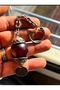 Ottoman Clasp Amber Ottoman Silver Keychain - 6