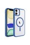 iPhone 11 Case Magsafe Transparent Back Face Camera Raised Silicone Scks - 5