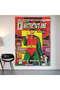 Robin Comic Cover Wall Covering Wall Tapestry First Quality Satin Fabric Poster