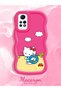 Redmi Note 12 Pro 4g Compatible Case with Camera Protector Red Silicone Couple Phone Case Kitty Pattern - 2