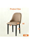 Modern Dining Chair,High Back with Soft Seat,for Kitchen, Dining Room, Living Room ﻿ - 3
