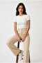 Women's High Waist Palazzo Classic Fabric Trousers El-5242 - 5
