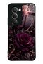 Xiaomi Redmi 15 Moonlit Burgundy Rose Design Glossy Phone Case