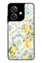 Oppo A3 Azure Lemon Garden Design Glossy Phone Case