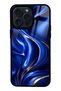 iPhone 14 Pro Max Royal Sapphire Flow Design Glossy Phone Case