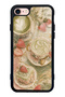 iPhone 7 Glossy Phone Case with Sage Strawberry Matcha Design