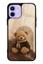iPhone 12 Cozy Teddy Design Glossy Phone Case