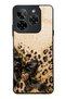 Gm Era 50 Golden Leopard Heart Design Glossy Phone Case