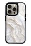 iPhone 15 Pro Ivory Pearl Flow Design Glossy Phone Case