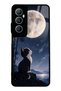 Realme C65 Moon Guardian Kitty Design Glossy Phone Case