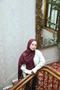 Petra Plain Viscose Shawl - Plum - 2