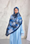 Summer Garden Series Patterned Cotton Soft Shawl Women's Colorful Shawl - 7