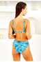Long Triangular Bikini Set with Front Clips - 2