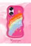 Oppo A60 Compatible Case Camera Protector Red Silicone Couple Phone Case Rainbow Pattern - 2
