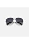 Rayban 59 mm Men's Rectangular Sunglasses, Black, RB3449-300/8G-59 - 7