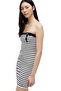 Tjw Breton Black-White Mini Knitwear Dress - 2