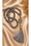 Vav Detailed Crystal-Looking 99-Piece Prayer Beads – with Tassels