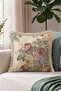 Vintage Rose Stylish Fringed Pillowcase - Nostalgic Country Cream Mink Tassel Throw Pillow Cover - 7