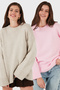 Regular Fit Crew Neck Basic 2-Pack Knitwear Sweater Sweater 4616213S2