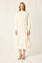 Skirt with Fluttered Hem Dress - 4
