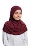 Girl's One-Piece Hijab - Ready-To-Wear Hijab Scarf - Practical Snap-On Hijab |   Flexible Combed Cotton Fabric Daily & Prayer Headscarf (6-11 Years) - 9