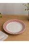Plate, White/Red - 2