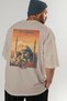 Istanbul Turkey 4 Beige Oversize Country City Back Printed Unisex T-Shirt 100% Cotton Premium - 7