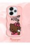 Redmi 13X Compatible Case Camera Protector Pink Silicone Couple Phone Case Kitty Pattern - 2
