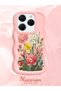 Tecno Spark 20 Pro Compatible Case Camera Protector Pink Silicone Couple Phone Case Floral Pattern - 2