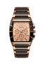Men's Wristwatch with Bracelet Gift Steel Band Blue Dial Calendar Analog Quartz Square Case Classic S - 3