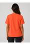 Season Orange Cotton Women's Sports T-Shirt - Vf0510 - 2