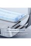 Wearable Waist Fan, 3 Air Speeds Adjustable Rechargeable Belt Fan, Portable Handsfree Waist Blower Fan for Camping Outdoor Sports, Large Area Cooling Perspiration (Silver Gray) - 4