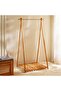 Ecovibe Bamboo Cloth Rack 91.5x67x156.5cm - Natural - 2