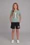 C&M Girls' Multi-Colored Printed 4-Piece Shorts Set - 3