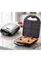 1500W 4-Slice Non-Stick Electric Waffle Maker with Temp Control - 4