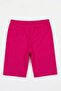 Girl's Sea Pool Patterned Shorts and Bonnet Swimsuit Set for Beach Vacation - 4