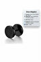 Unisex Tunnel Look Surgical Steel Screw Back Earrings