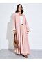 Linen Abaya With Wide Sleeve Cuff