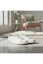 White Top Metal Lace Sneaker - 8