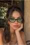 Gardenis Slim Black Green Uv400 Protected Ultra Light Women's Sunglasses - 4