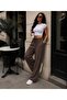 Women's Lined Wide Leg Trousers