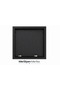 35X35 Matte Black Aluminum Infill Cover Push-To-Open - 2